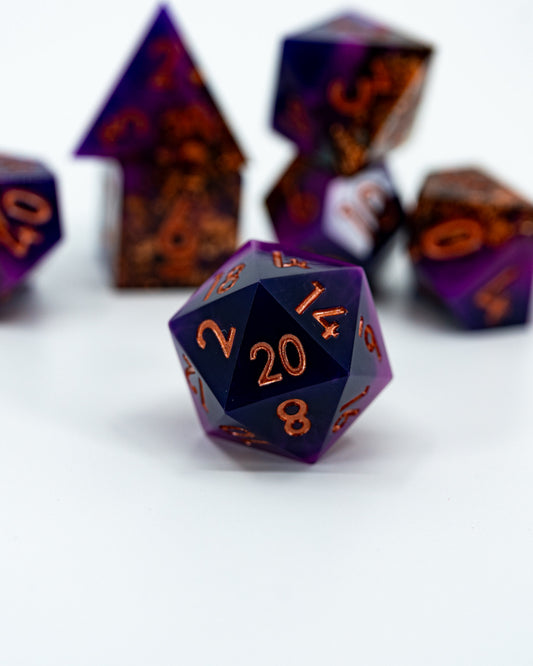 Keybinders | 7 Piece Sharp Edge Dice Set