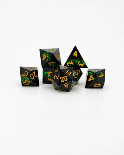 Something Wicked | 7 Piece Sharp Edge Dice Set - Emberglow Gaming