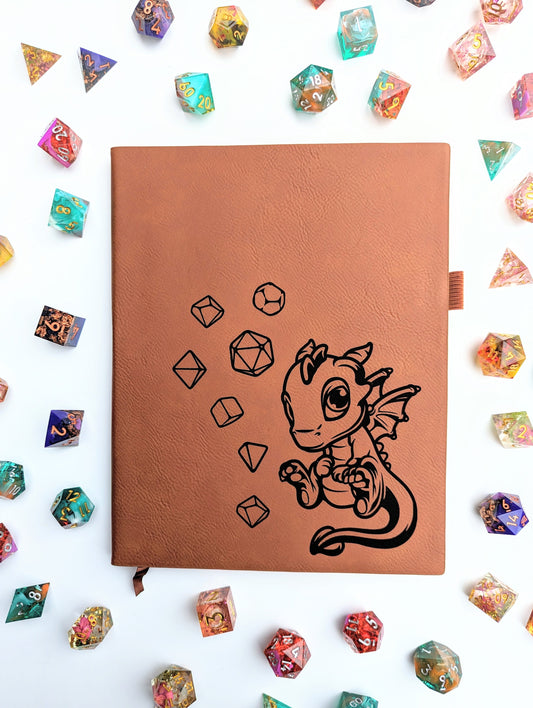 Adoragon | Vegan Leather D&D Campaign Journal - Emberglow Gaming
