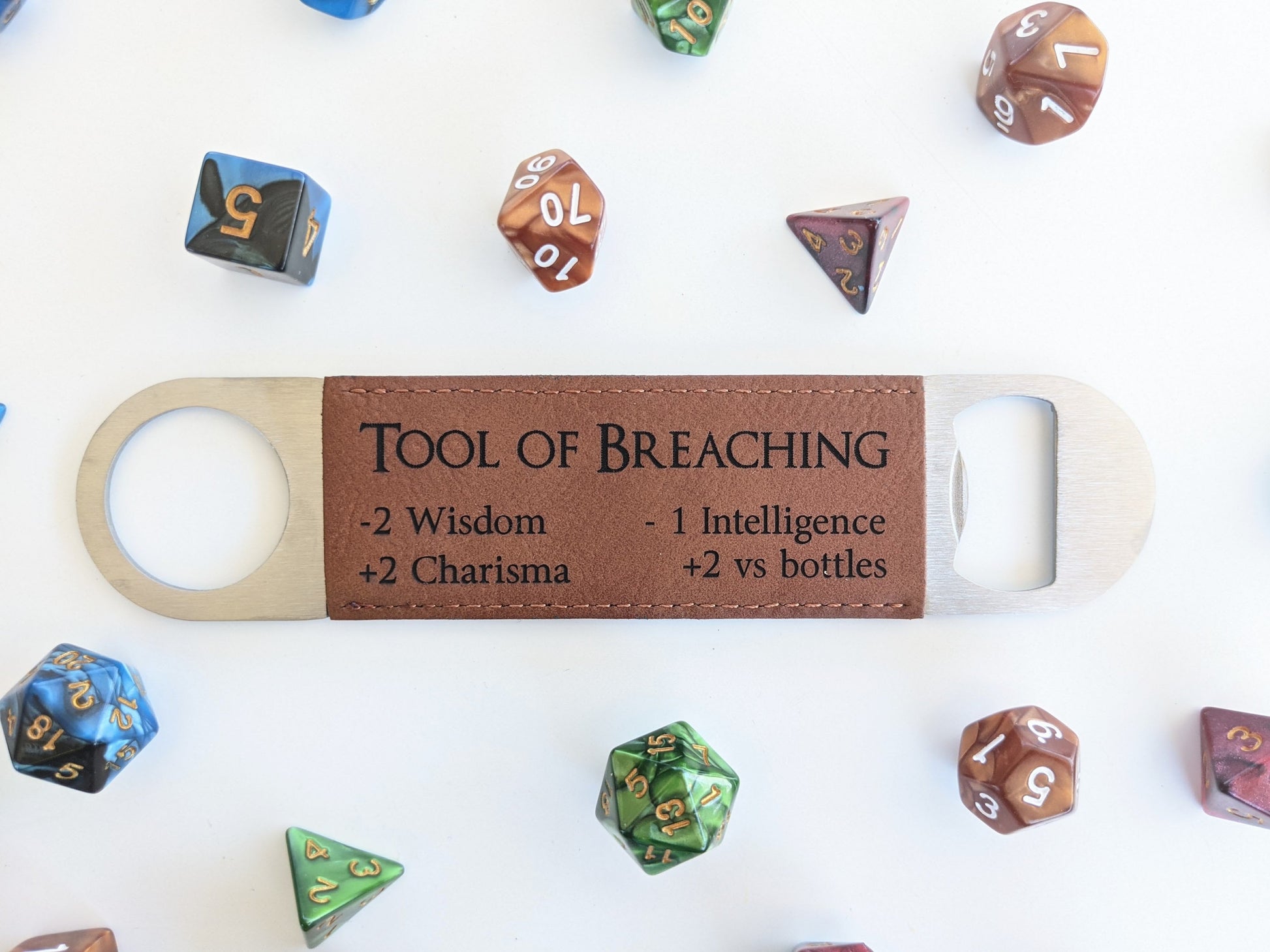 Tool of Breaching | Vegan Leather Bottle Opener - Emberglow Gaming