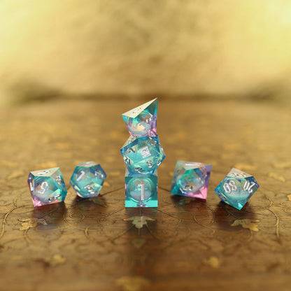 Candy Mountain | Emberglow Original | 7 Piece Liquid Core Dice Set