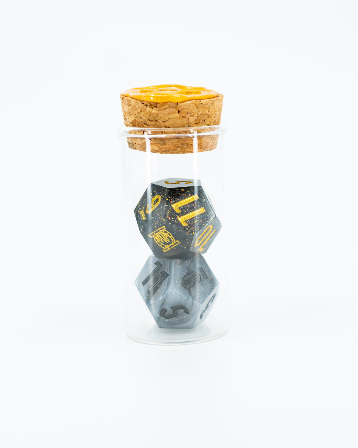 Dead/Reborn | 2 Sharp Edge Resin Oversized 33mm D12 Dice | Duality Dice
