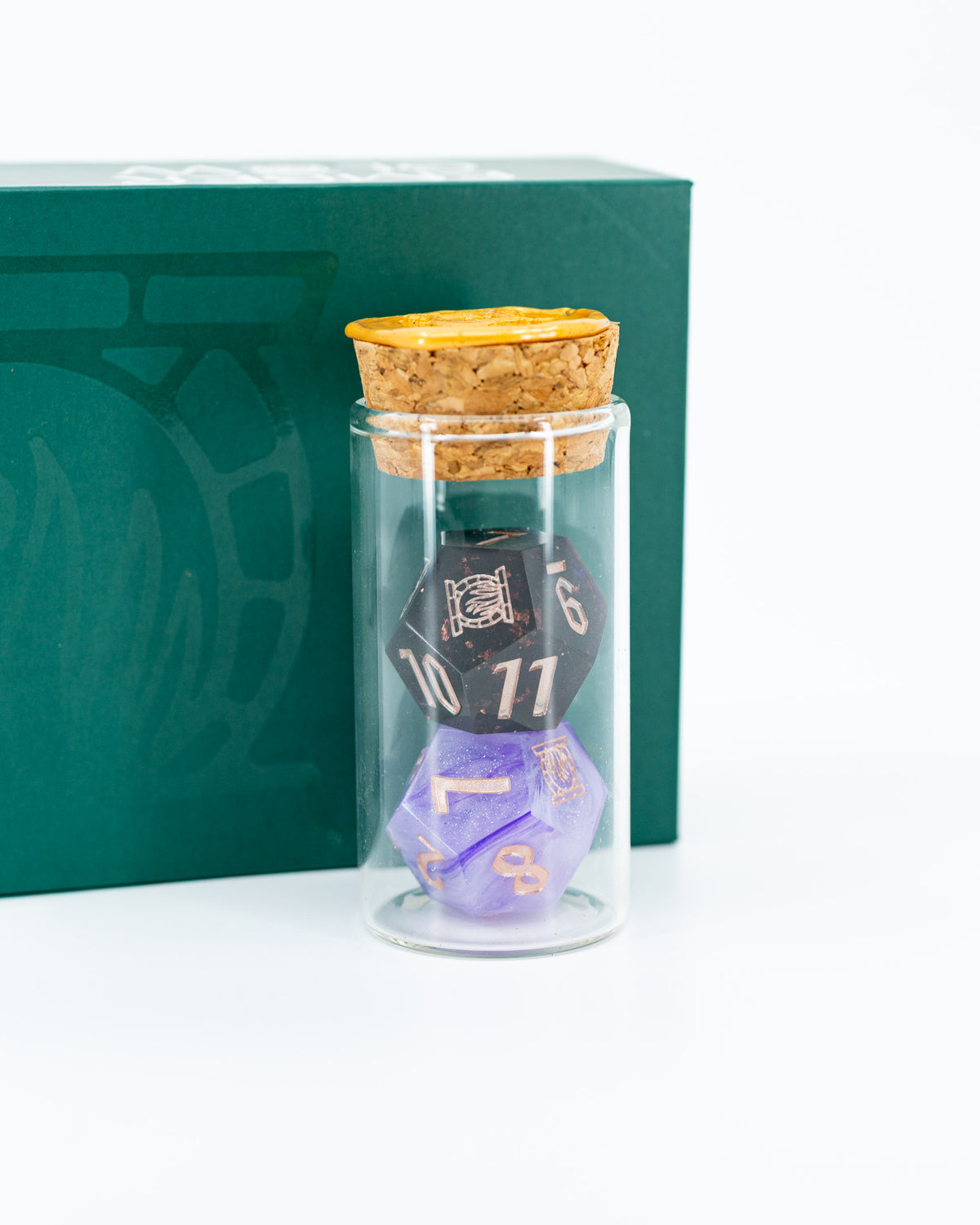 Might/Magic | 2 Sharp Edge Resin Oversized 33mm D12 Dice | Duality Dice