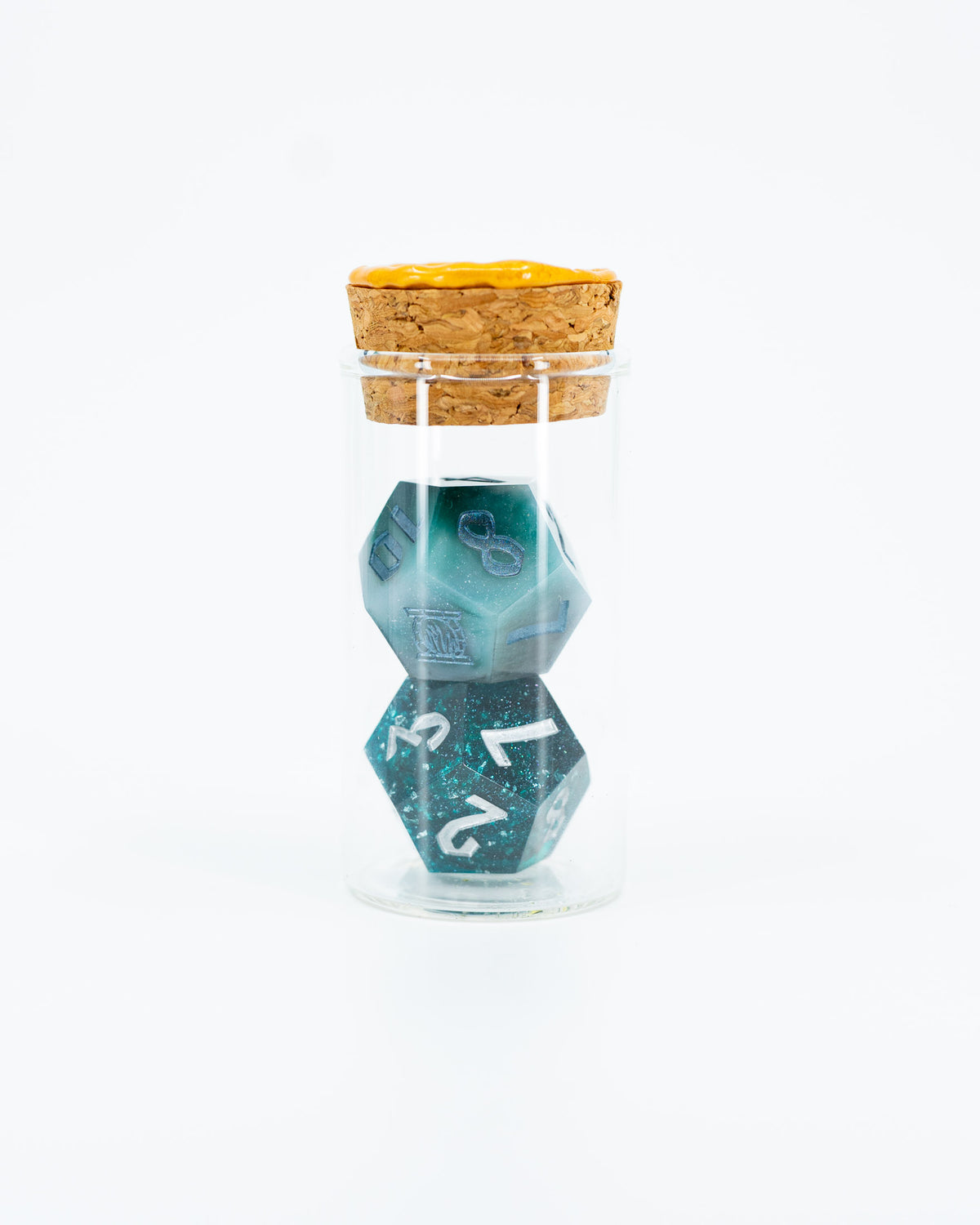 Seelie/Unseelie | 2 Sharp Edge Resin Oversized 33mm D12 Dice | Duality Dice