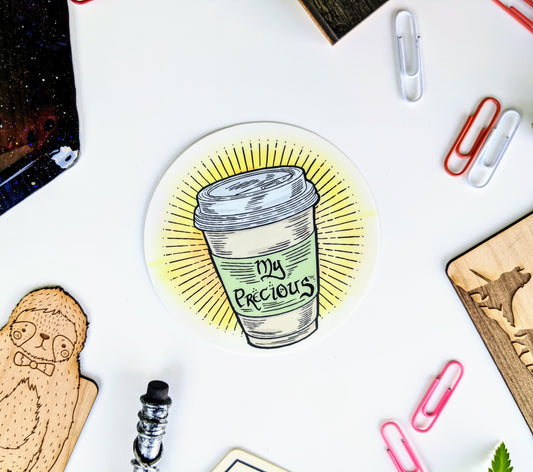 My Precious Coffee Sticker - Emberglow Gaming
