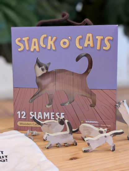 Stack O' Cats - Siamese Cat Breed Expansions 6 pack
