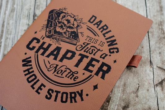 This is Just a Chapter | Vegan Leather Mini Dot Journal