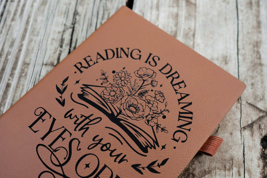 Reading Is Dreaming | Vegan Leather Mini Dot Journal
