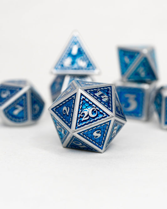 Troll Hide | 7 Piece Metal Dice Set